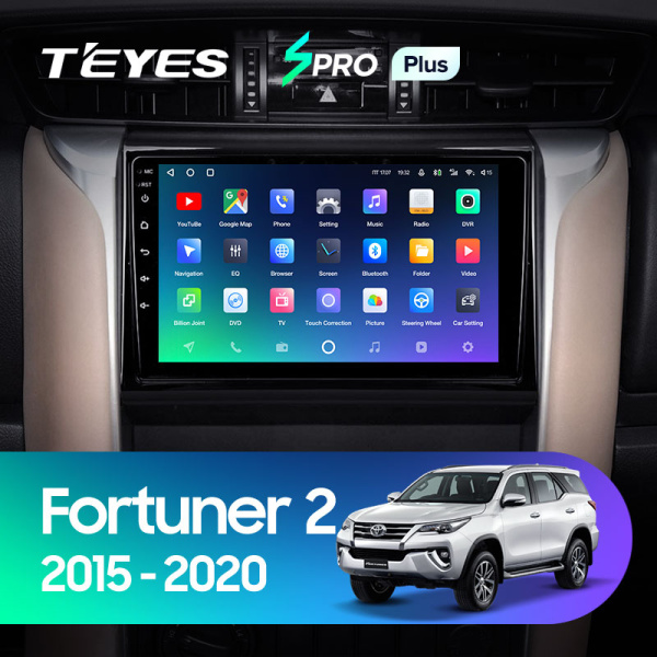 Штатная магнитола Teyes SPRO 4+32G для Toyota Fortuner 2015-2020