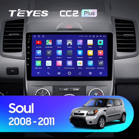 Штатная магнитола Teyes CC2 3+32G для Soul 2008-2013