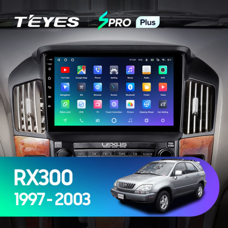 Штатная магнитола Teyes SPRO 4+32G для RX300 1997-2005