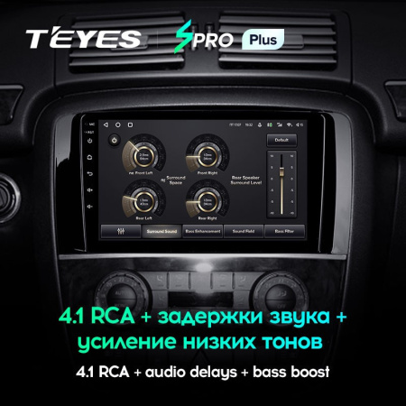 Штатная магнитола Teyes SPRO Plus 4/64 Mercedes Benz R-Class W251 R280 R300 R320 (2005-2009)