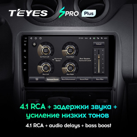 Штатная магнитола Teyes SPRO Plus 6/128 Renault Duster 1 (2010-2015)