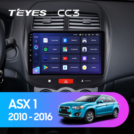 Штатная магнитола Teyes CC3L 4+32G  для ASX 2010-2016 ТИП-A