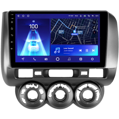 Штатная рамка (без дисплея) Teyes для  Honda Fit GD Jazz GD Right hand driver 2001-2008 (Для экрана 9")