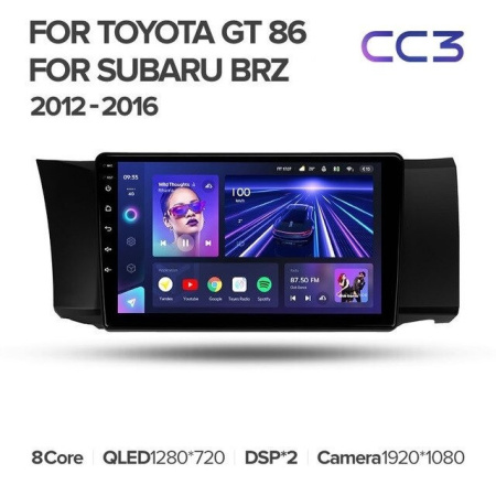 Штатная магнитола Teyes CC3 3/32 Subaru BRZ (2012-2016)
