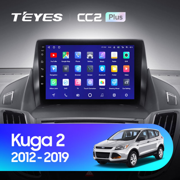 Штатная магнитола Teyes CC2 4+32G для Kuga 2012-2019