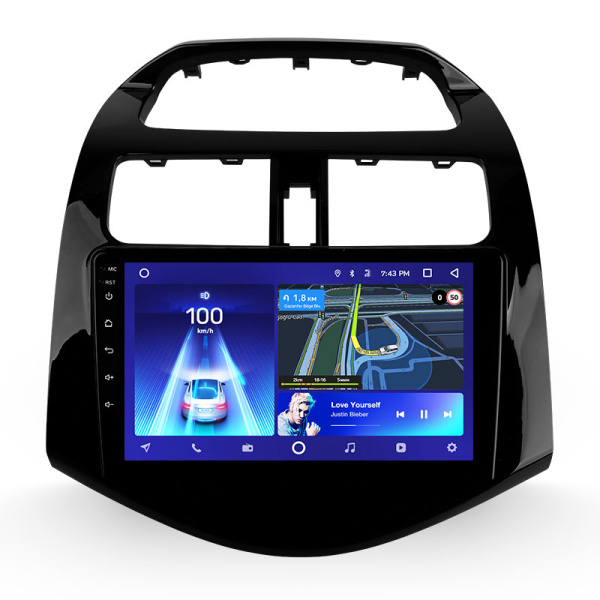 Штатная рамка (без дисплея) Teyes для  Chevrolet Spark M300 (F1) 2009-2016 (Для экрана 9")