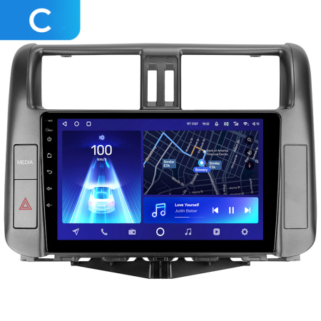 Штатная рамка (без дисплея) Teyes для  Toyota Land Cruiser Prado 150 (C) 2009-2013 (Для экрана 9")