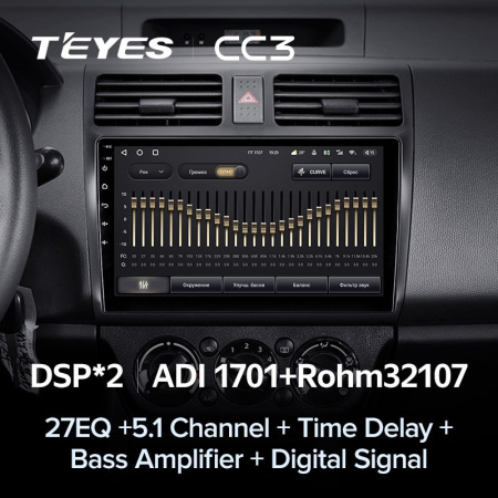 Штатная магнитола Teyes CC3 3/32 Suzuki Swift 3 (2003-2010)