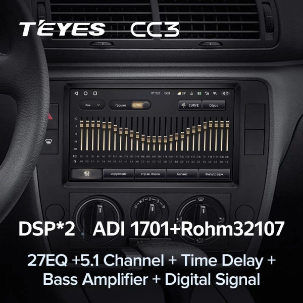 Штатная магнитола Teyes CC3 6/128 Volkswagen Passat B5 (2000-2005)