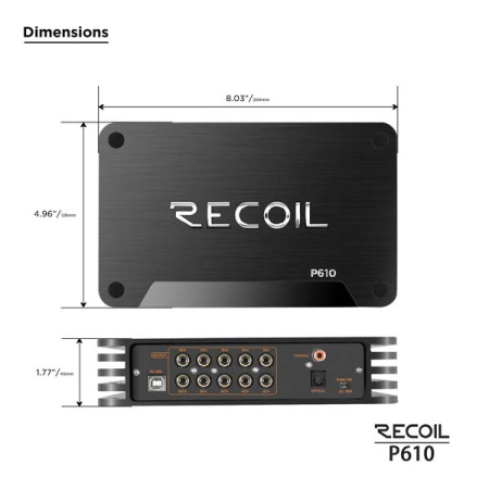 Recoil Audio P610 усилитель с процессором