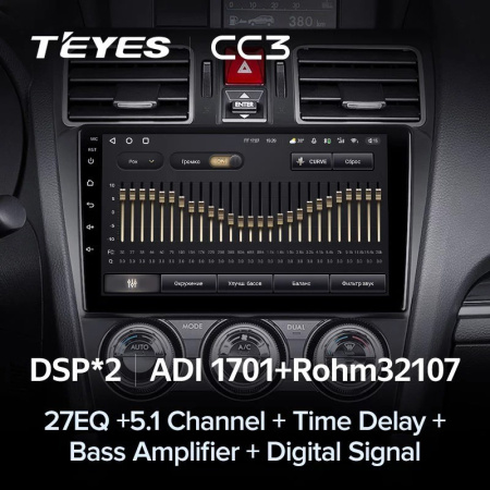 Штатная магнитола Teyes CC3 6/128 Subaru Forester SJ (2015-2018)