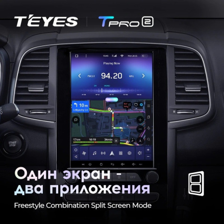 Штатная магнитола Tesla style Teyes TPRO 2 Renault Koleos 2 (2016-2020)