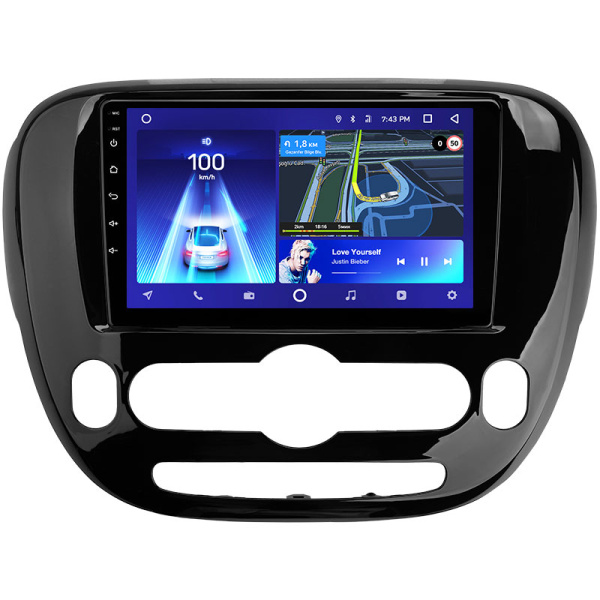 Штатная рамка (без дисплея) Teyes для  Kia Soul 2 PS  (A)  2013-2019 (Для экрана 9")