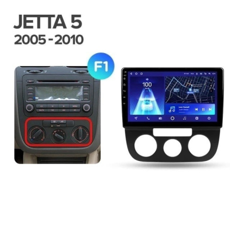 Штатная магнитола Teyes CC2 Plus 6/128 Volkswagen Jetta 5 (2005-2010)