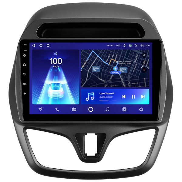 Штатная рамка (без дисплея) Teyes для  Chevrolet Spark Beat (F2) 2015-2018 (Для экрана 9")