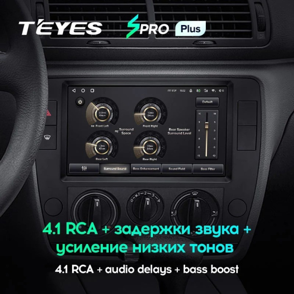 Штатная магнитола Teyes SPRO Plus 6/128 Volkswagen Passat B5 (2000-2005)