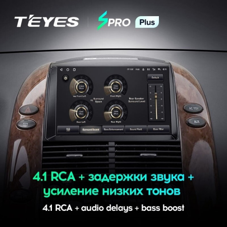 Штатная магнитола Teyes SPRO Plus 4/64 Toyota Sienna 2 II XL20 (2003-2010)