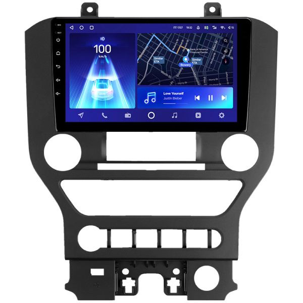 Штатная рамка (без дисплея) Teyes для  Ford Mustang VI S550  (F2)  2014-2021 (Для экрана 9")
