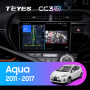Штатная магнитола Teyes CC3-2K 128G для Aqua 2011-2017