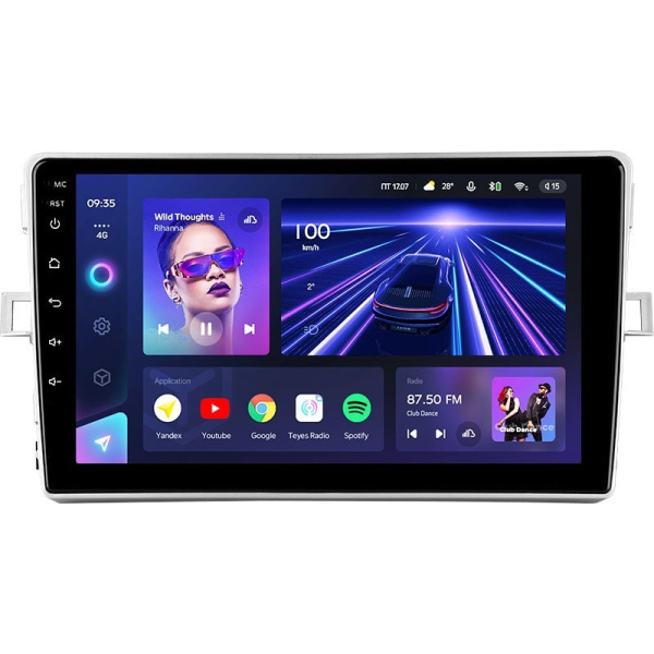 Штатная магнитола Teyes CC3 360 6/128 Toyota Verso R20 (2009-2018)