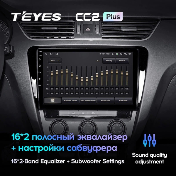 Штатная магнитола Teyes CC2 Plus 3/32 Skoda Octavia 3 A7 (2013-2018)