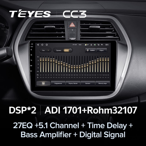 Штатная магнитола Teyes CC3 3/32 Suzuki SX4 2 (2012-2016)