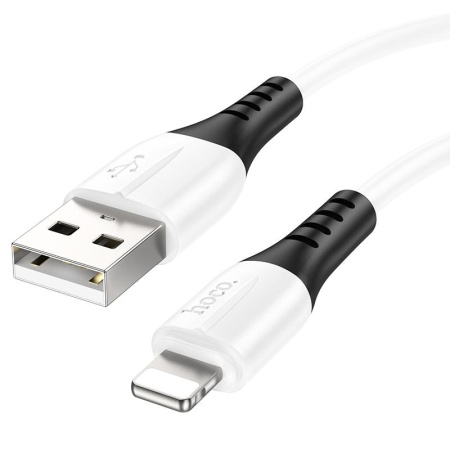 Кабель USB - Lightning 1м 2.4A HOCO X82 силикон.