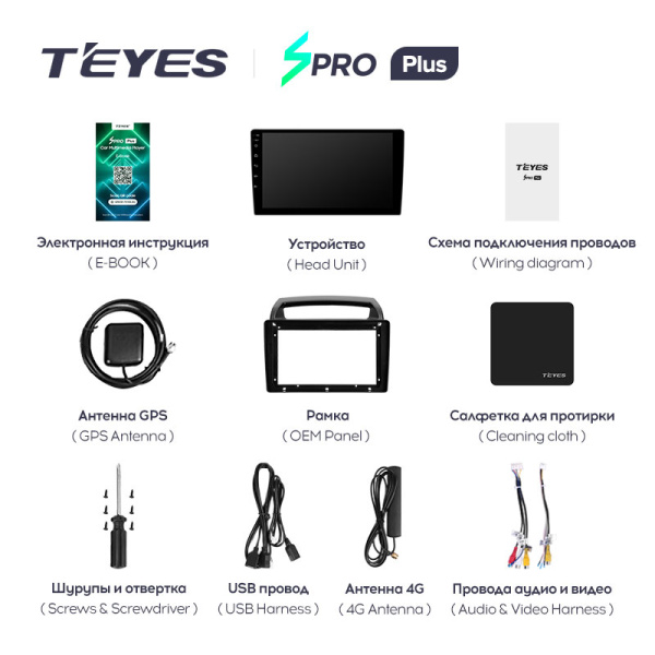 Штатная магнитола Teyes SPRO 4+32G для Kia Carnival 2006-2014
