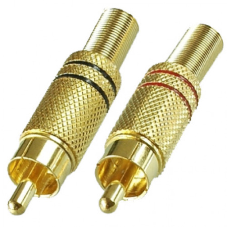 Штекер RCA gold