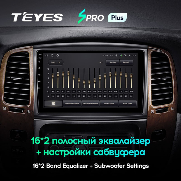 Штатная магнитола Teyes SPRO Plus 3/32 Toyota Land Cruiser LC 105 Тип-A (2002-2007)