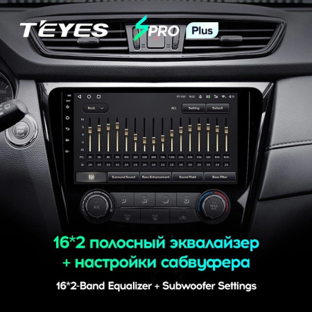 Штатная магнитола Teyes SPRO Plus 6/128 Nissan X-Trail X Trail 3 T32 (2013-2017) кондиционер