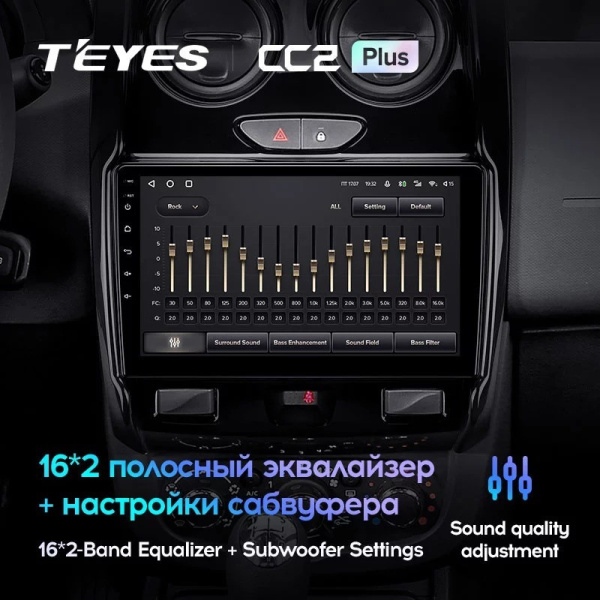 Штатная магнитола Teyes CC2 Plus 3/32 Renault Duster (2015-2020)