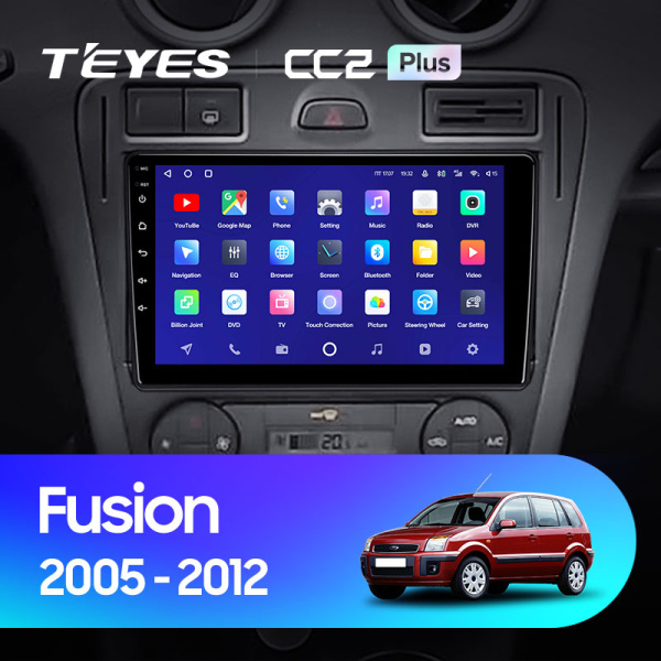 Штатная магнитола Teyes CC2 4+32G для Fusion Transit 2005-2012