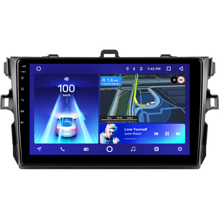 Штатная рамка (без дисплея) Teyes для  Toyota Corolla 10 E140 E150 2006-2013  (B)  (Для экрана 9")