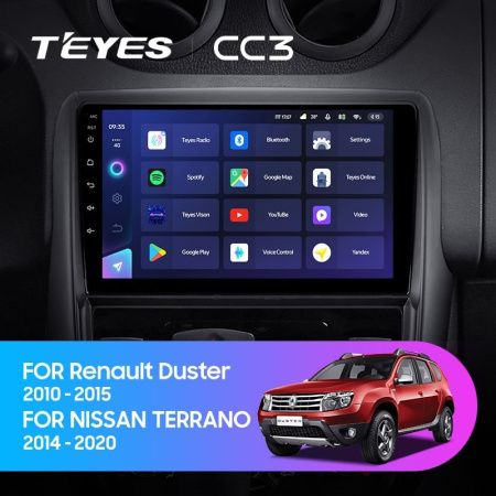 Штатная магнитола Teyes CC3 3/32 Renault Duster 1 (2010-2015)