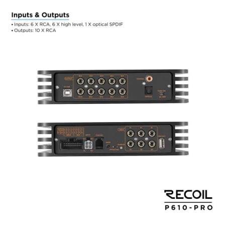 Recoil Audio P610 PRO усилитель с процессором