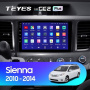 Штатная магнитола Teyes CC2 Plus 6/128 Toyota Sienna 3 XL30 (2010-2014)