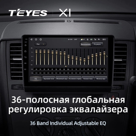 Штатная магнитола Teyes X1 WI-FI 2/32 Nissan Tiida C11 (2004-2013) Тип-В