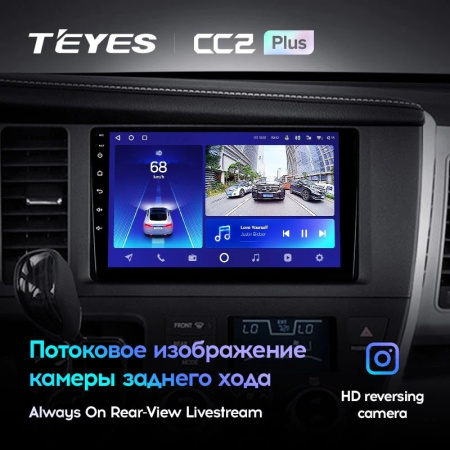 Штатная магнитола Teyes CC2 Plus 6/128 Toyota Sienna 3 XL30 (2014-2020)