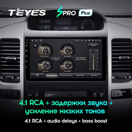 Штатная магнитола Teyes SPRO Plus 4/64 Toyota Land Cruiser Prado J120 (2004-2009)