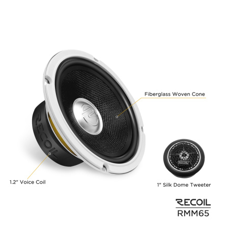 Динамики Recoil White RMM65, 80W