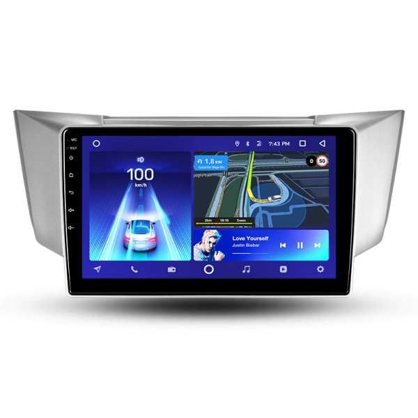 Штатная рамка (без дисплея) Teyes для  Lexus RX300 RX330 RX350 RX400H Toyota harrier 2003-2009 (Для экрана 9")